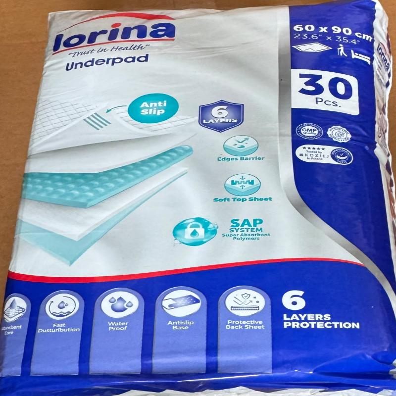Пелюшки TM Lorina 60x90 cм